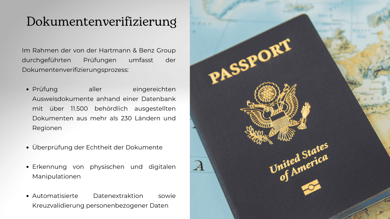 Dokumentenverifizierung – 11.500+ Dokumente, 230+ Länder