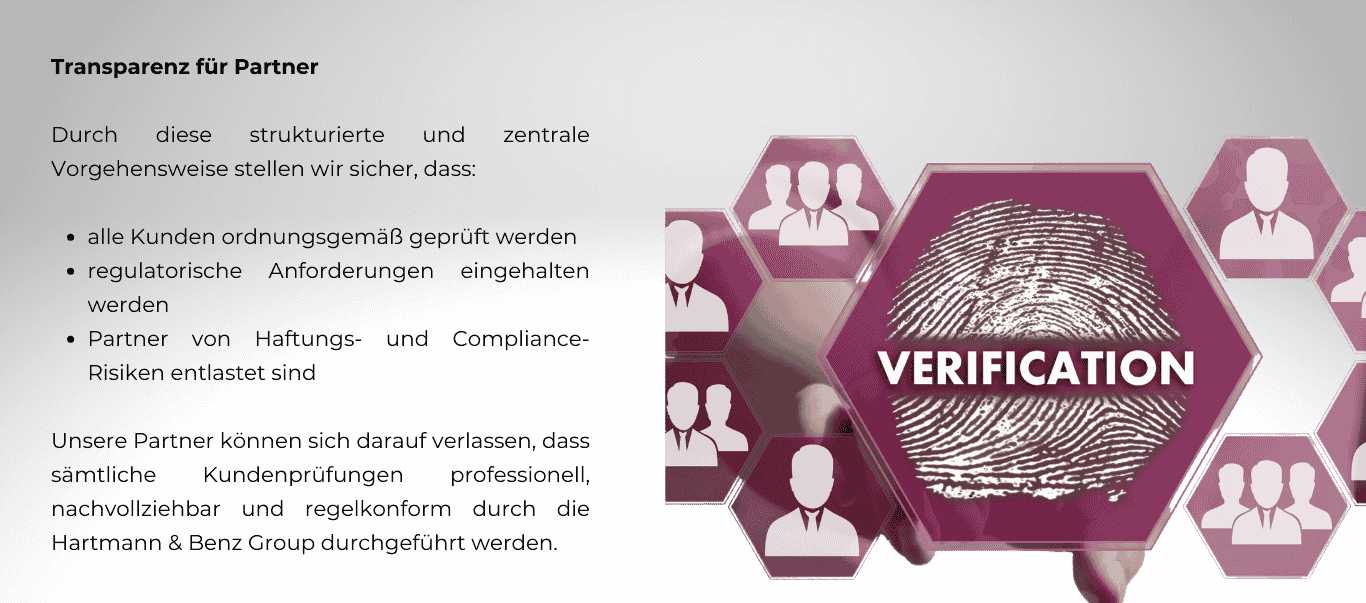 Transparenz für Partner – professionelle Kundenprüfungen