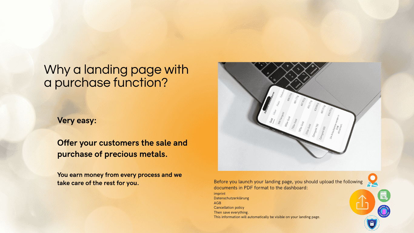 Why a Landing Page with Buying Function?
