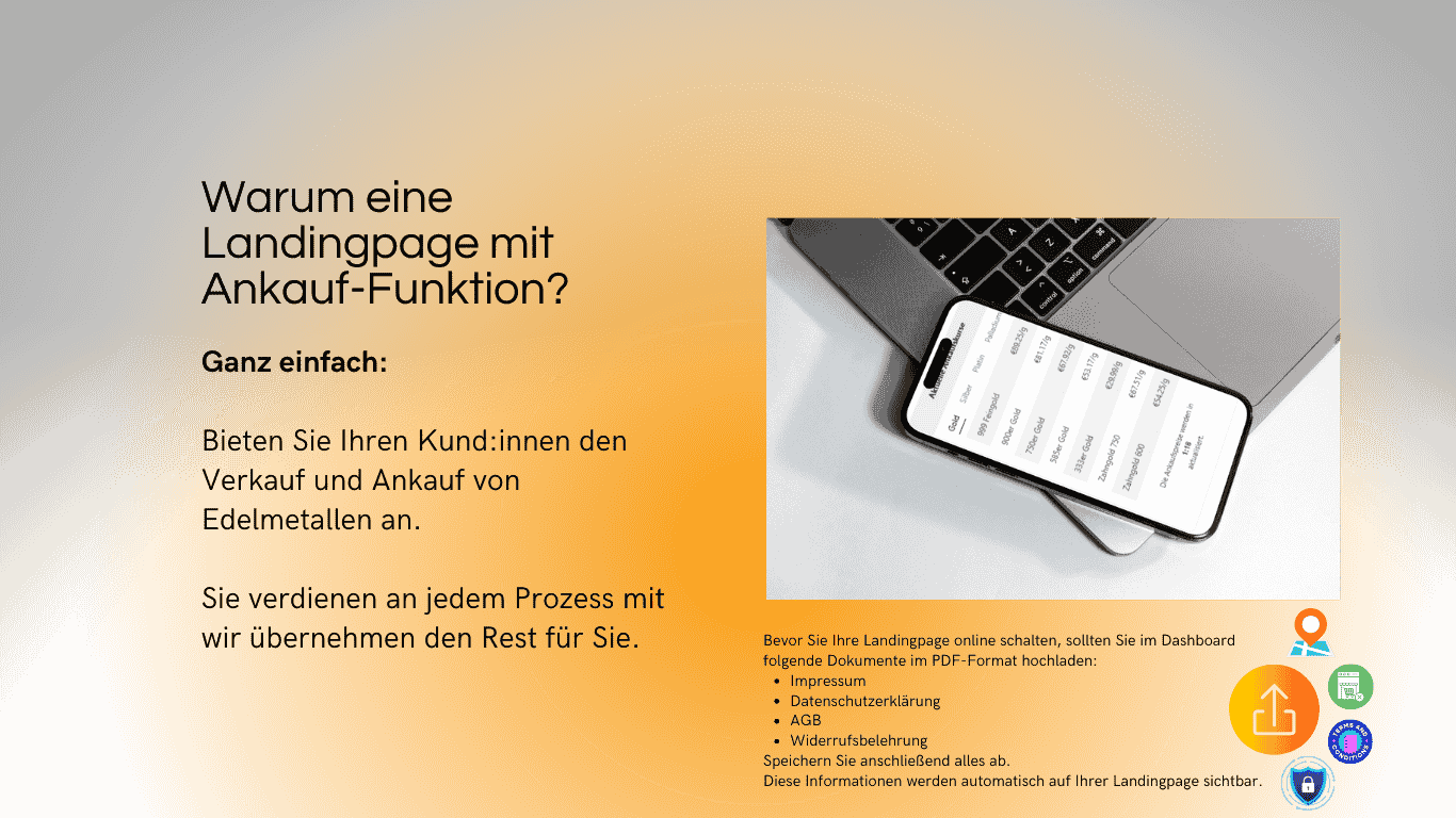 Warum eine Landingpage mit Ankauf-Funktion?