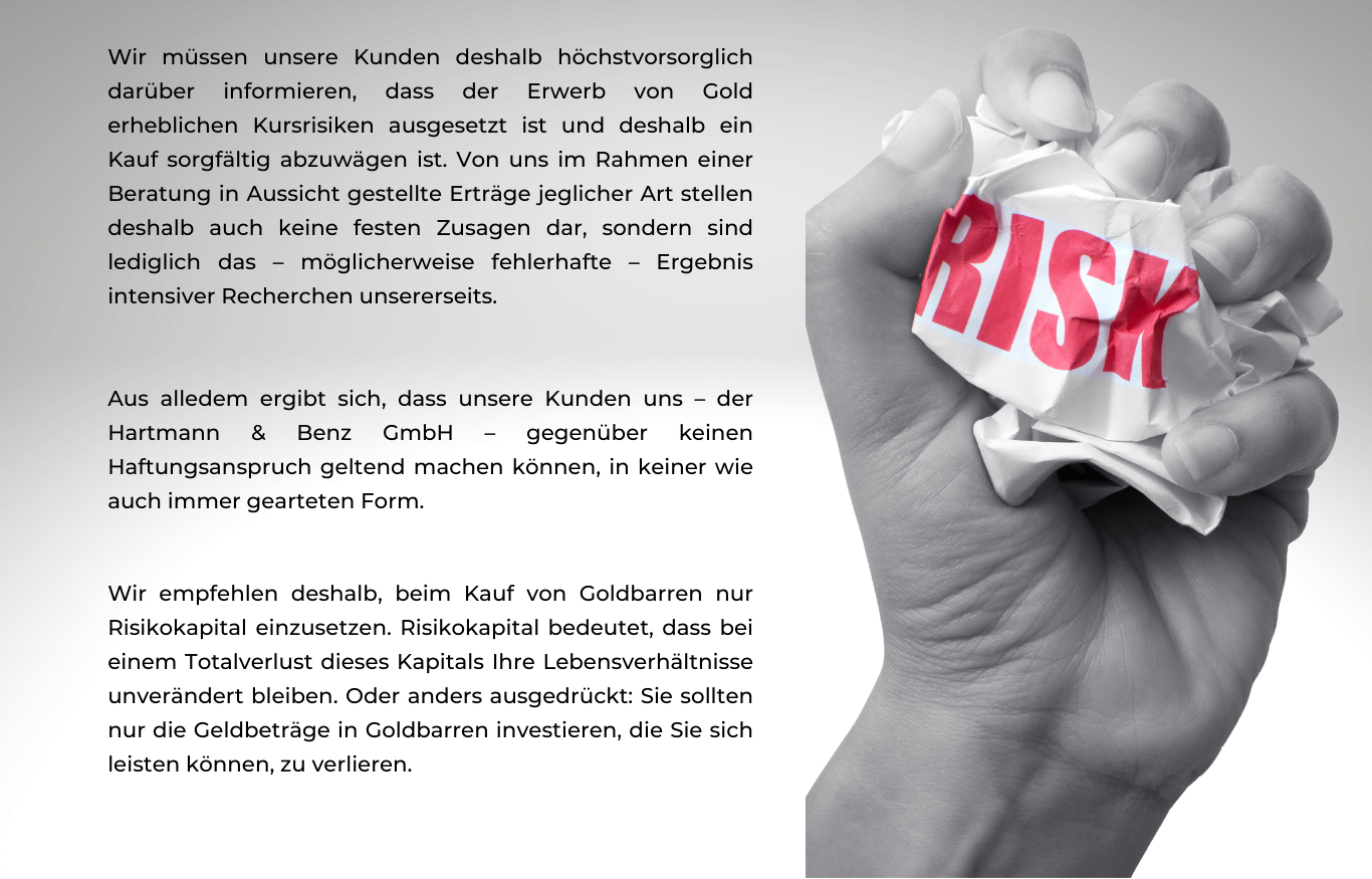 Kursschwankungen und Haftungsausschluss