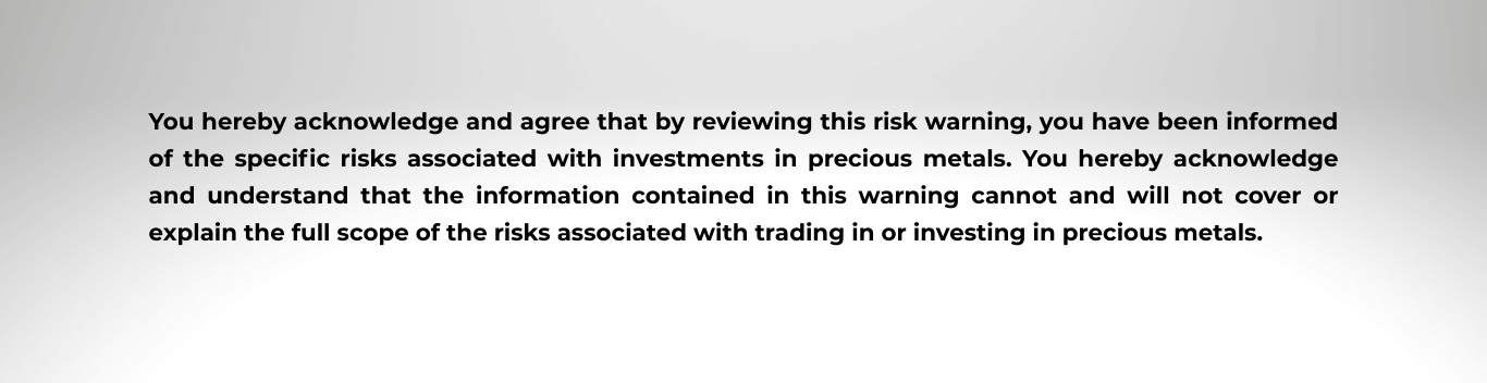 Acknowledgment of Risk Warning